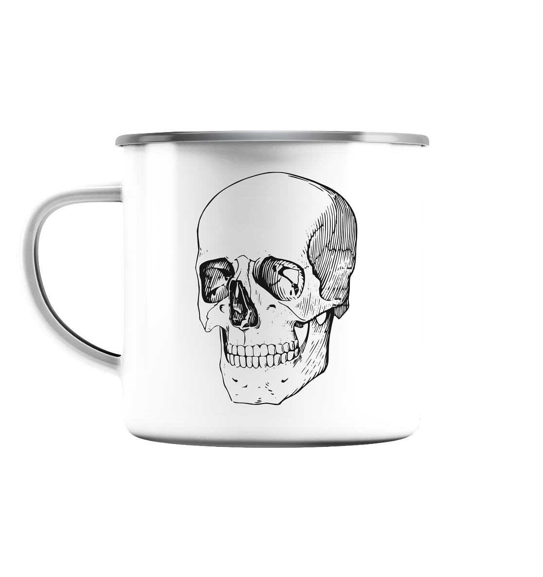 Skull No.1 - Emaille Tasse