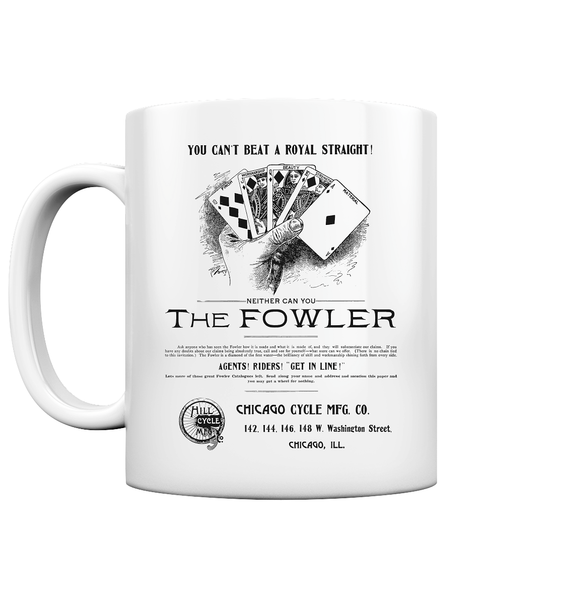 Royal Straight - Tasse glossy, uni