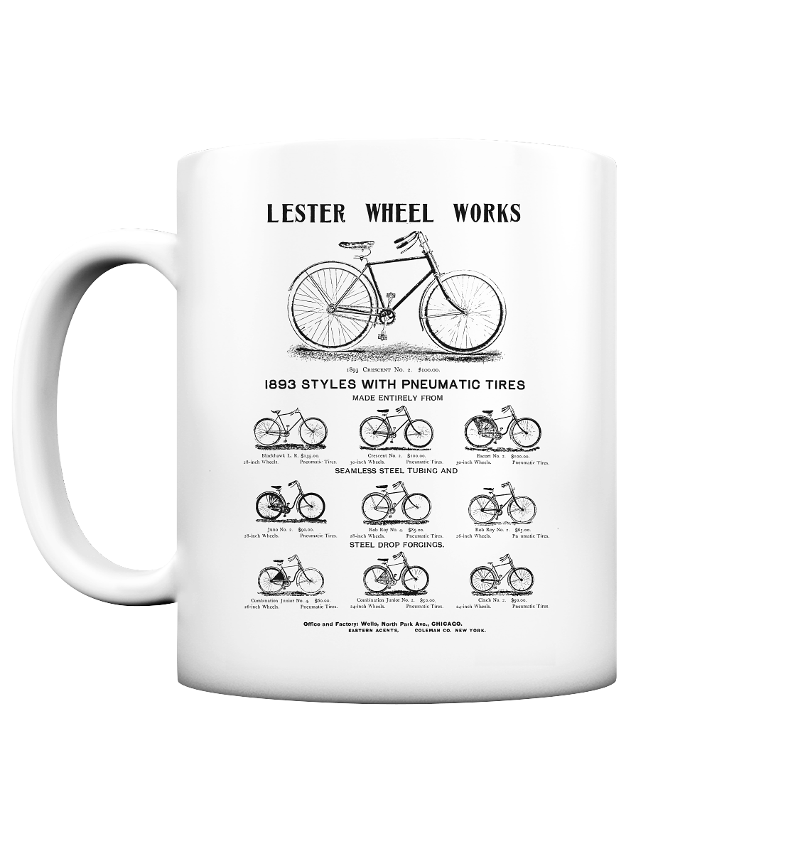 Lester Wheel Works - Tasse matt