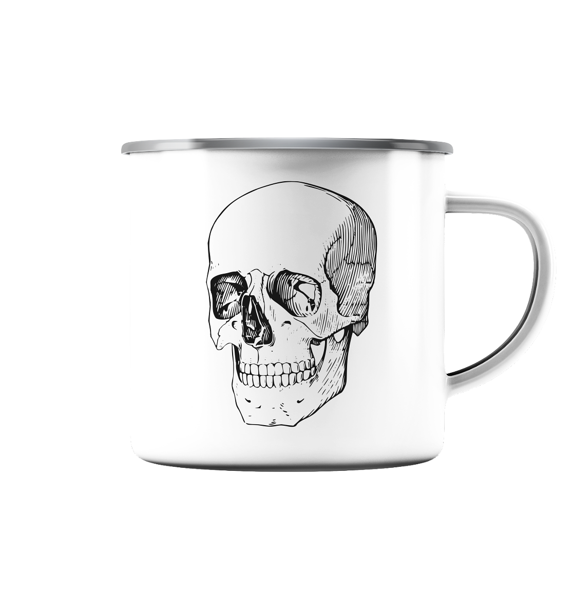 Skull No.1 - Emaille Tasse