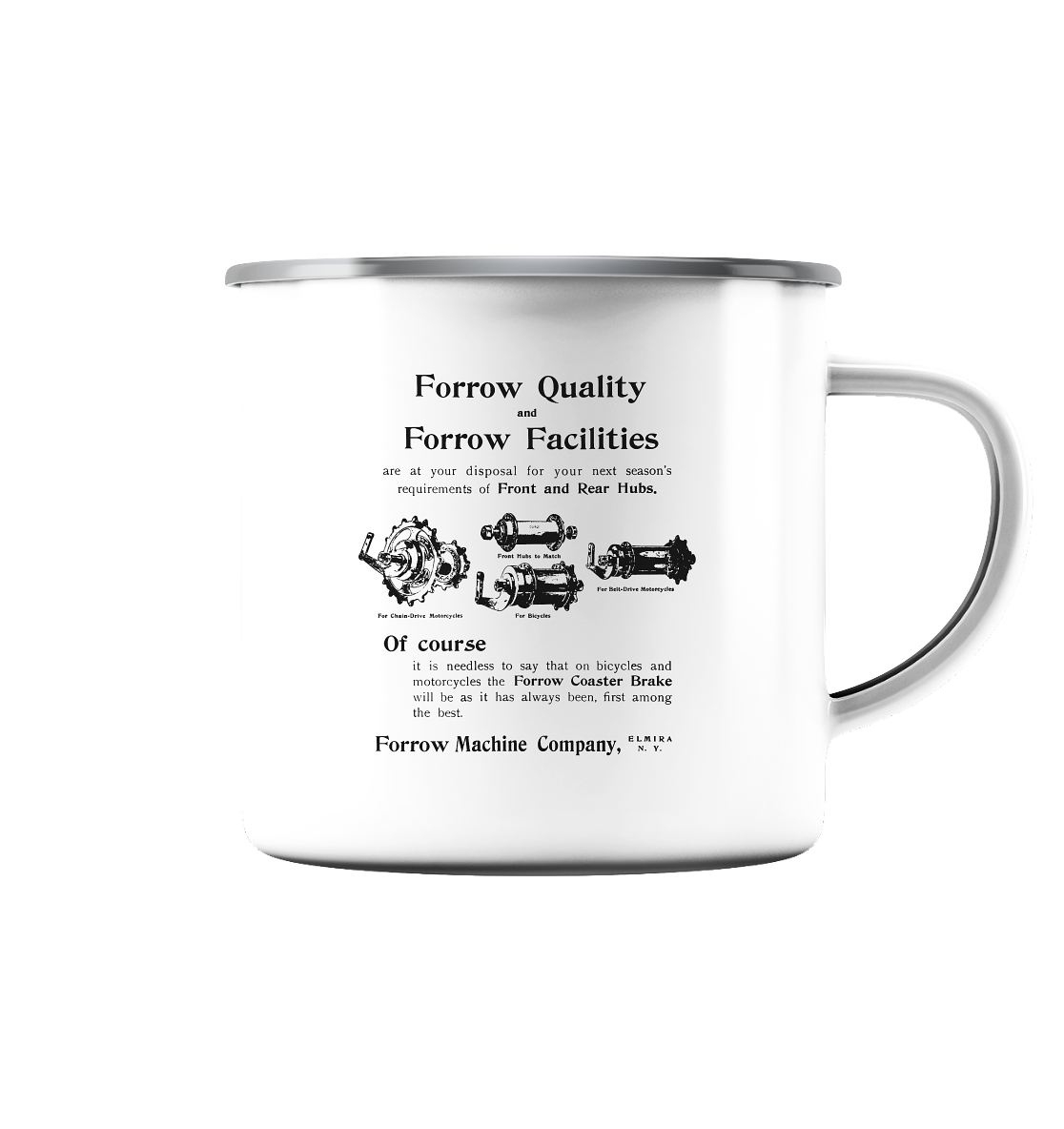 Forrow Quality - Emaille Tasse