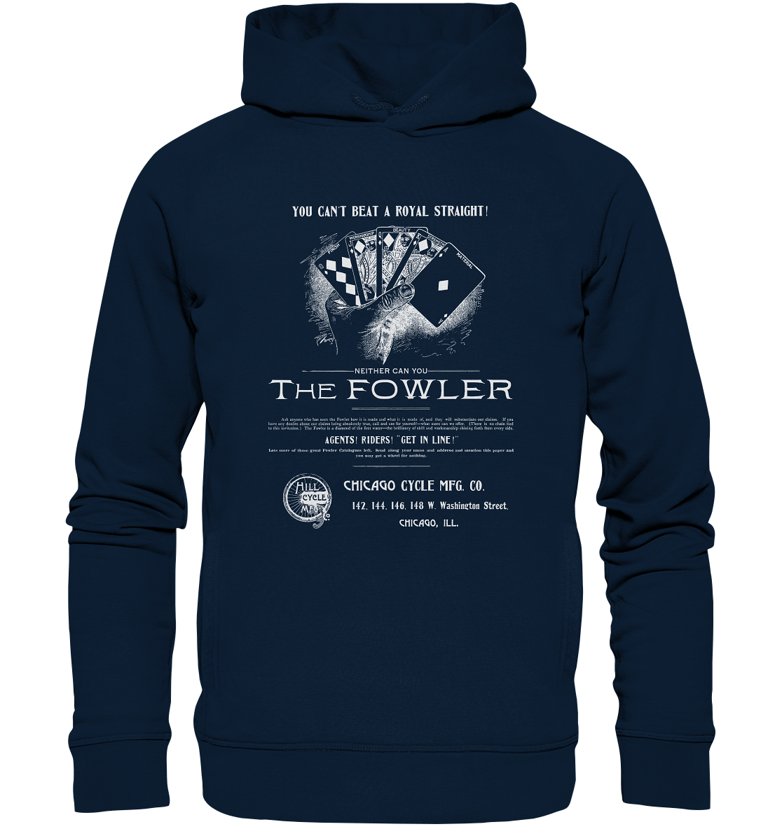 Royal Straight - Organic Fashion Hoodie