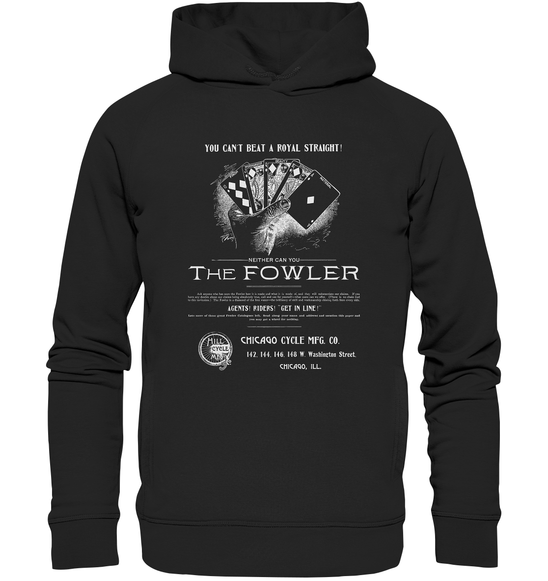 Royal Straight - Organic Fashion Hoodie