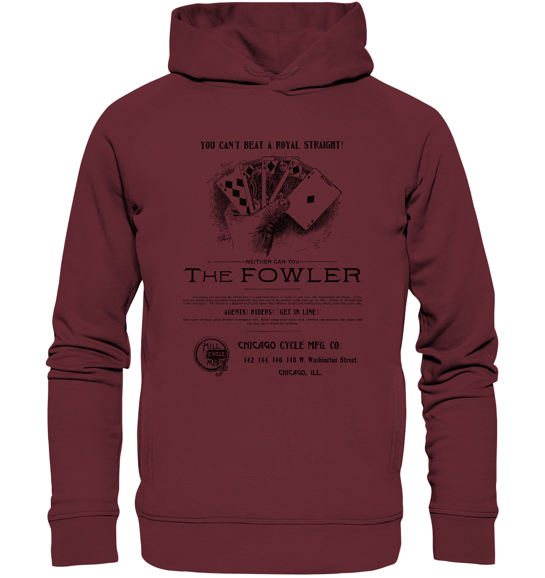 Royal Straight - Organic Fashion Hoodie