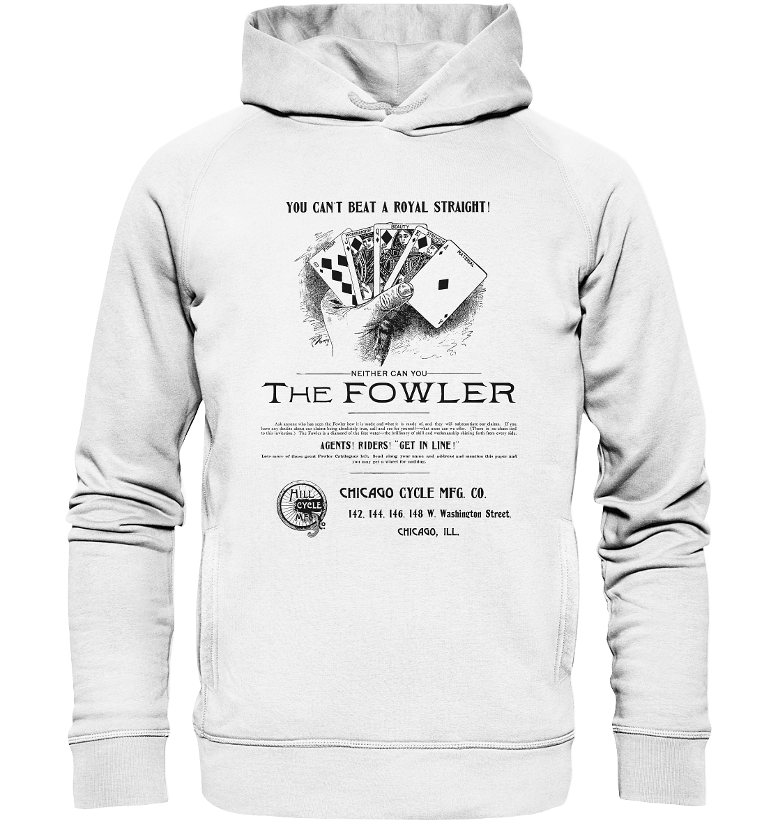 Royal Straight - Organic Fashion Hoodie