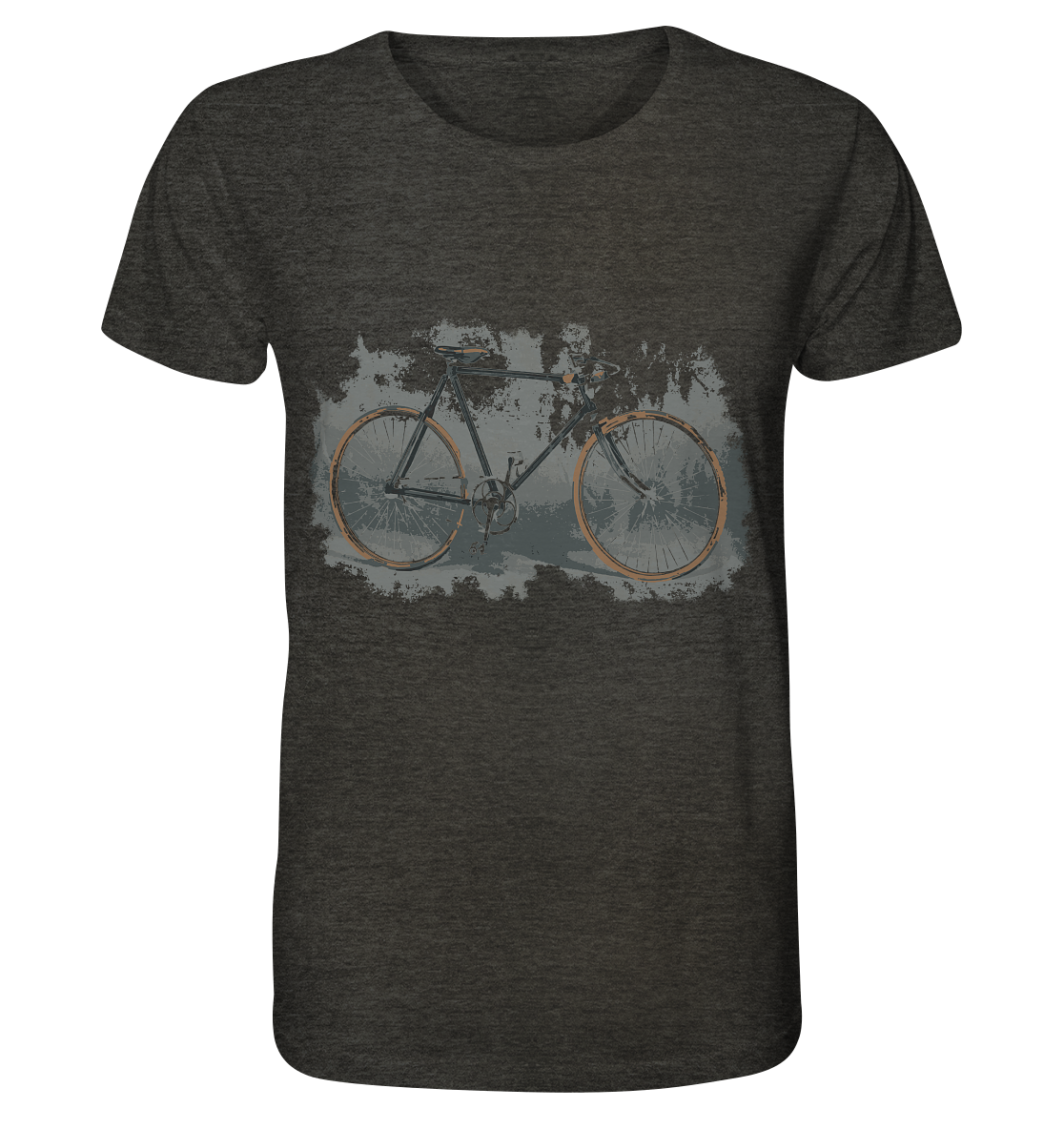 Rennrad Unique No.1 - Organic Shirt (meliert), uni