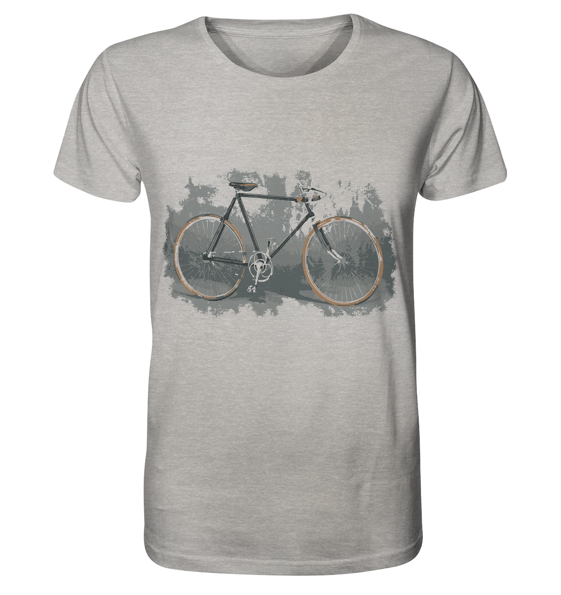 Rennrad Unique No.1 - Organic Shirt (meliert), uni