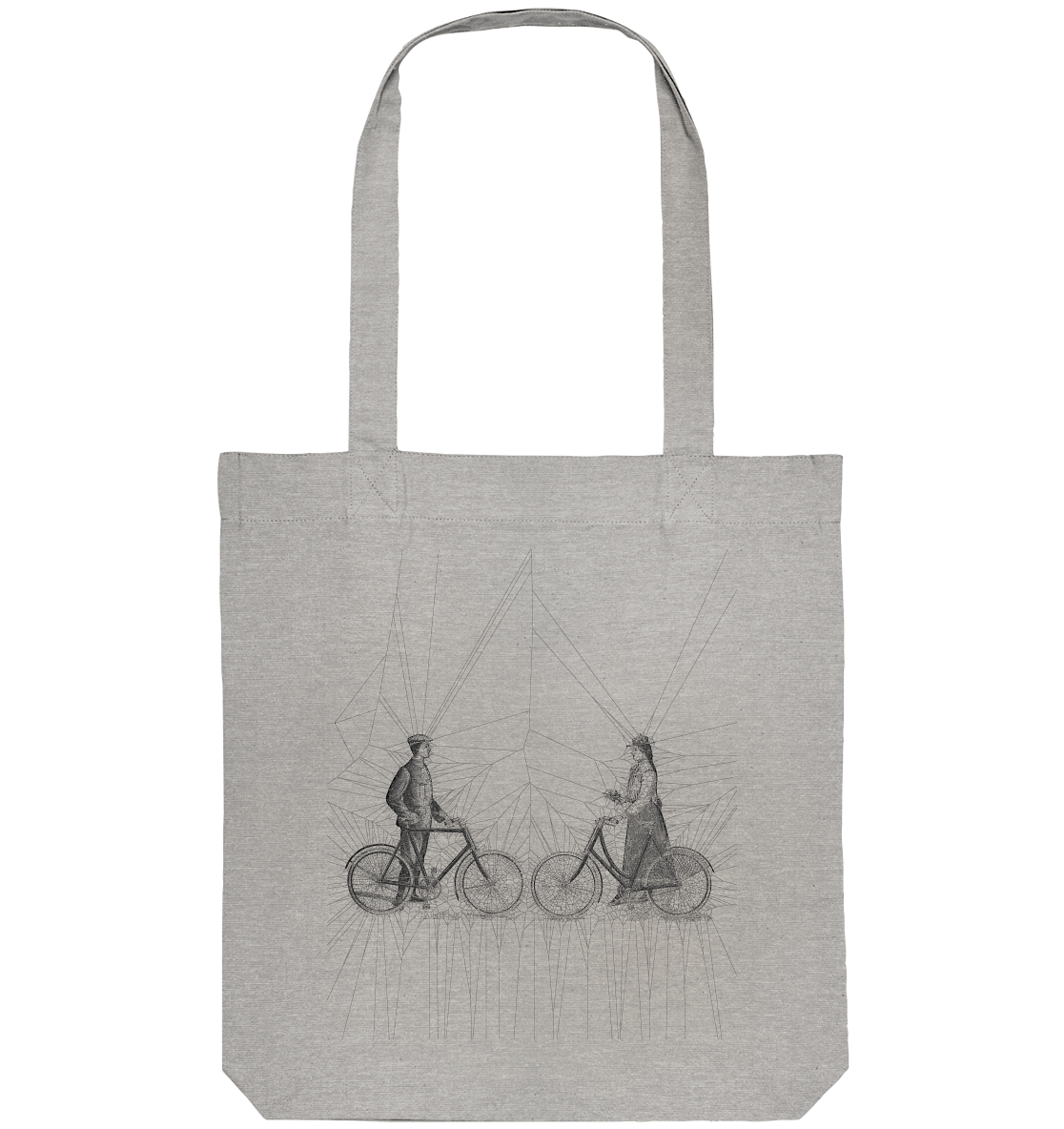 Radfahrer 1900 No.1 - Organic Tote-Bag, uni