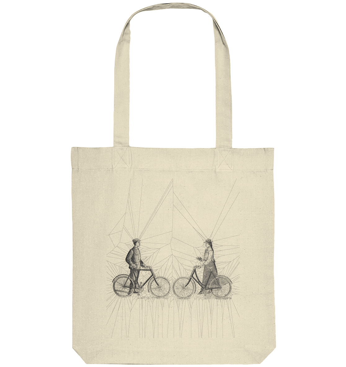 Radfahrer 1900 No.1 - Organic Tote-Bag, uni