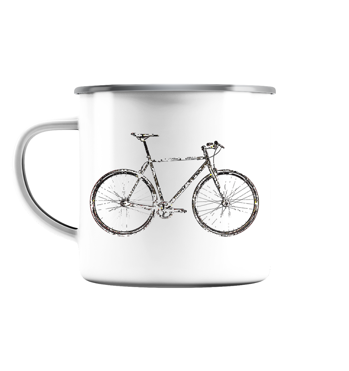 Fixie No. 1 - Emaille Tasse