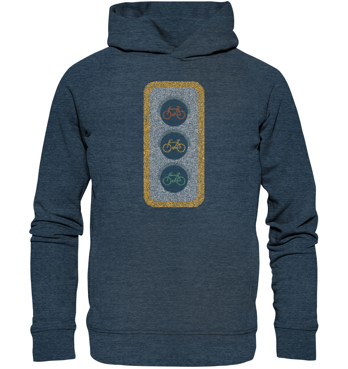 Fahrradampel 02 - Organic Fashion Hoodie
