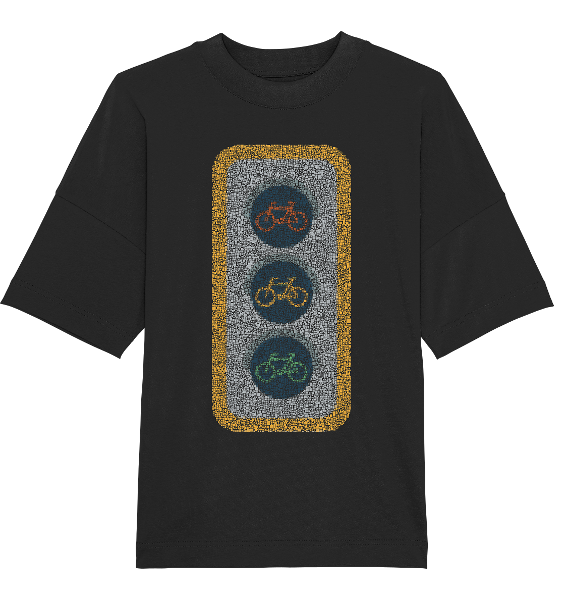 Fahrradampel 02 - Organic Oversize Shirt
