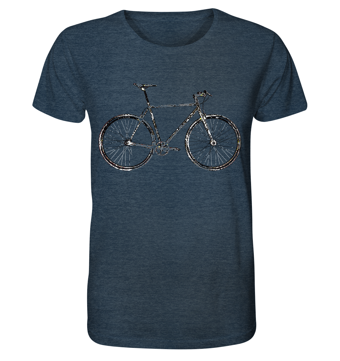 Fixie No. 1 - Organic Shirt (meliert)