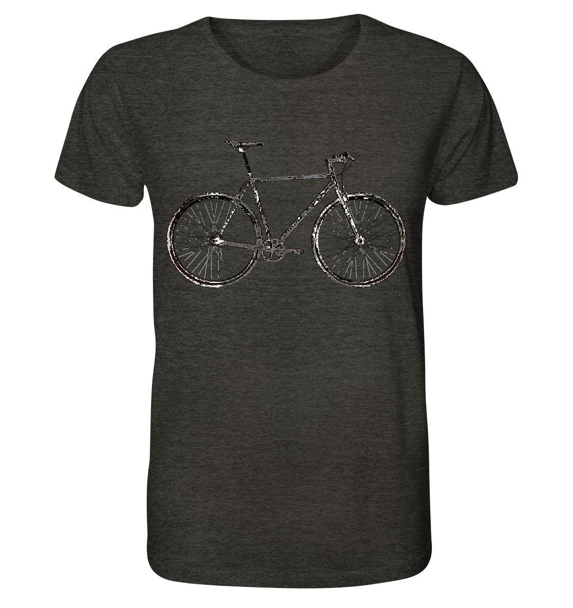Fixie No. 1 - Organic Shirt (meliert)