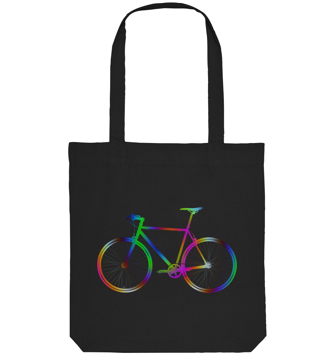 Fixie No. 2 bunt - Organic Tote-Bag
