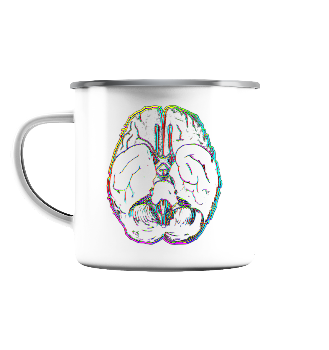 Braincolor No.2 - Emaille Tasse
