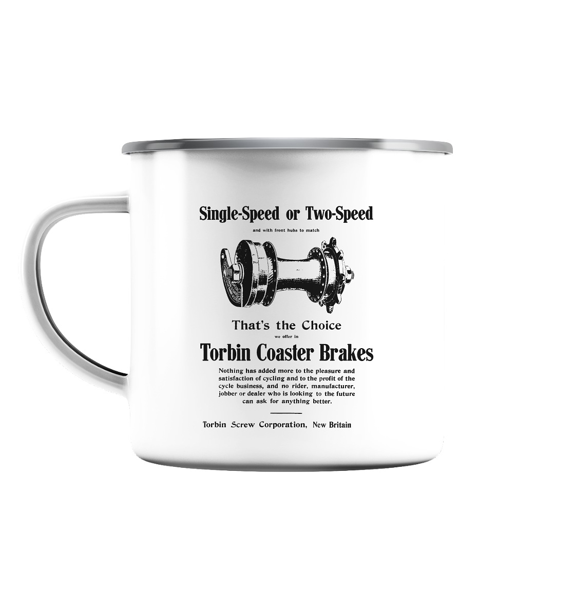 Torbin Coaster - Emaille Tasse