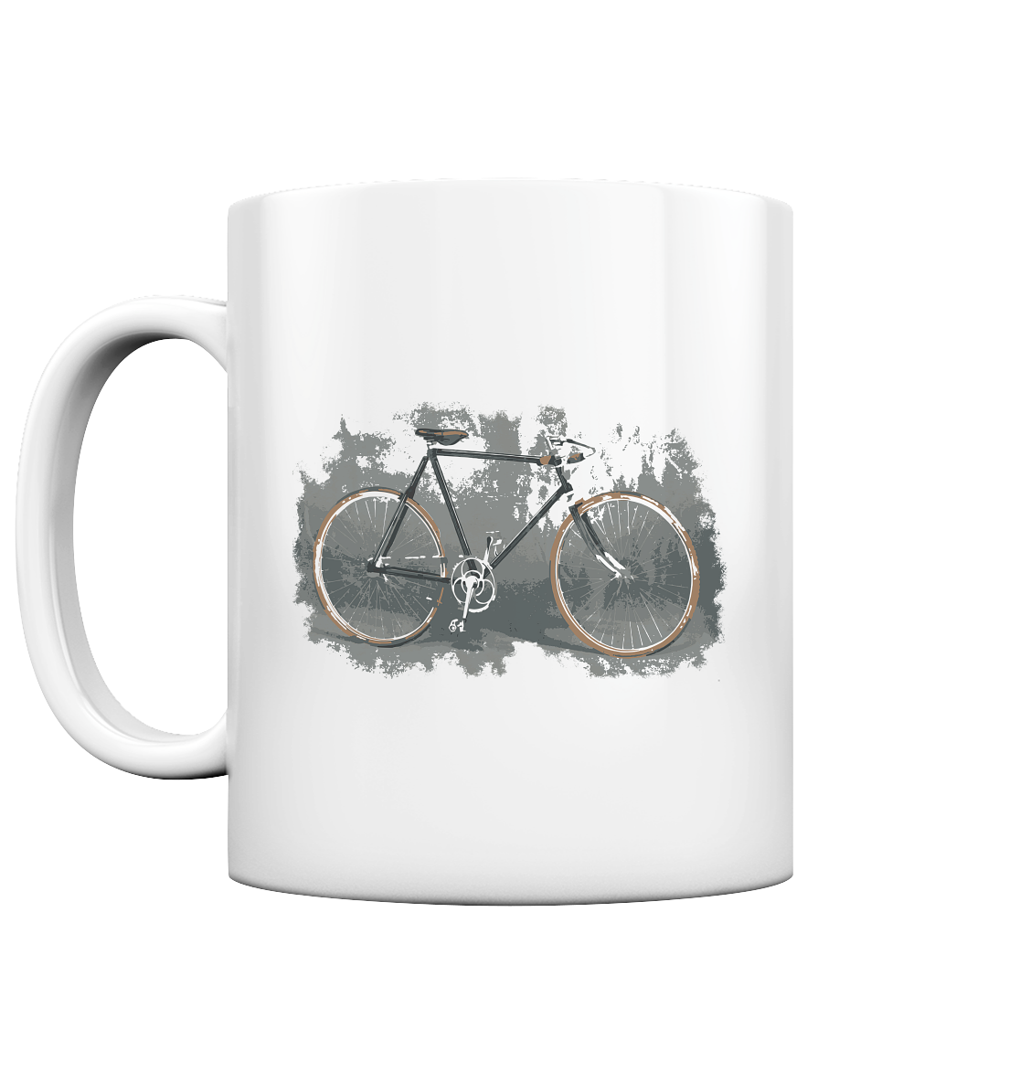 Rennrad Unique No.1 - Tasse glossy, uni