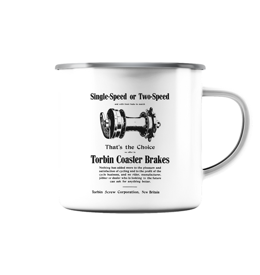 Torbin Coaster - Emaille Tasse