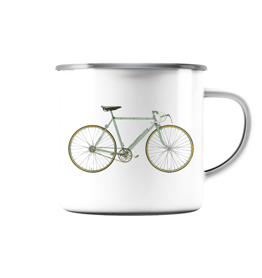 Rennrad Vintage No.1 - Emaille Tasse