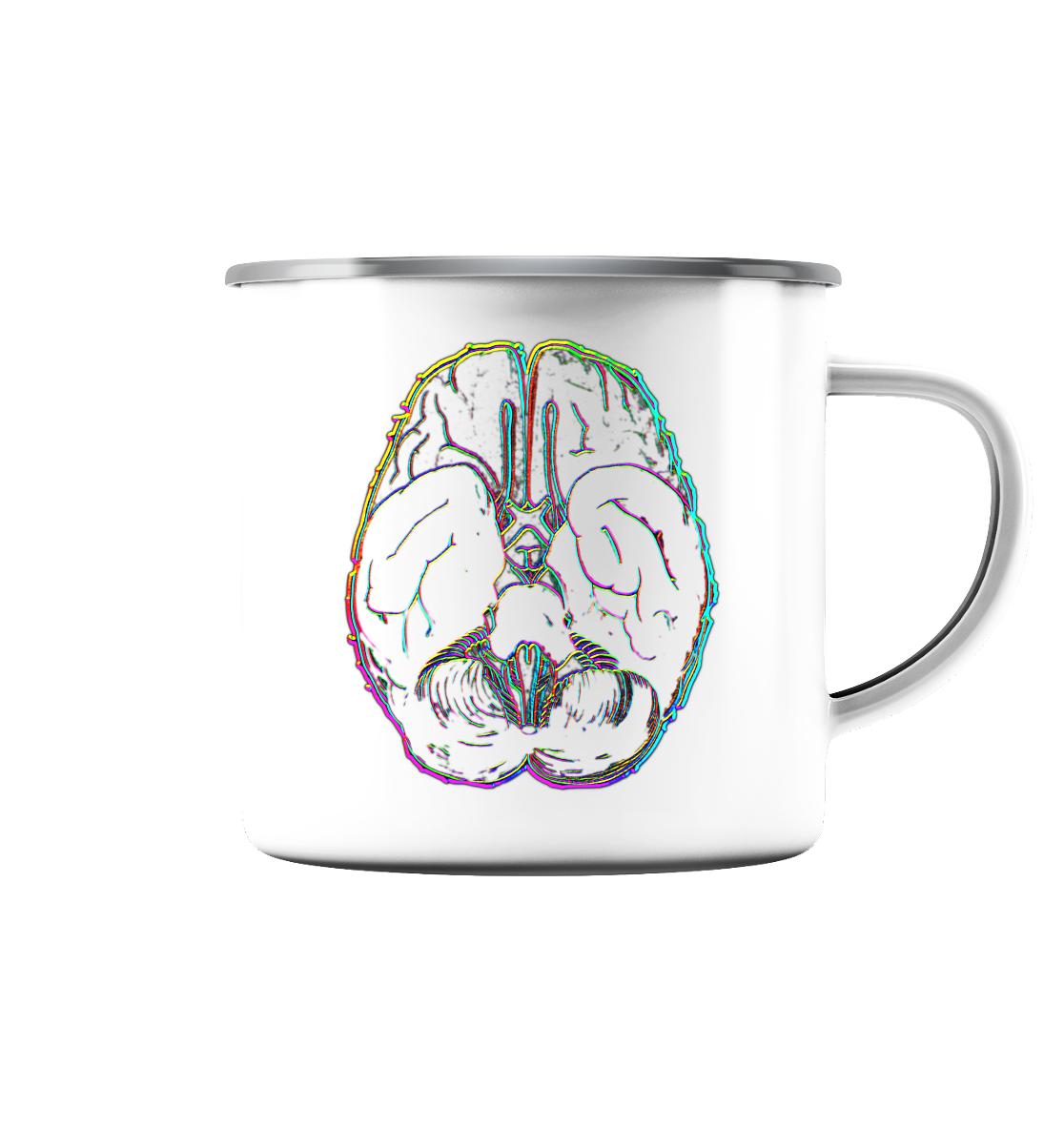 Braincolor No.2 - Emaille Tasse