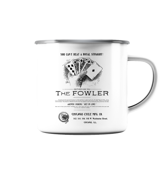 Royal Straight - Emaille Tasse