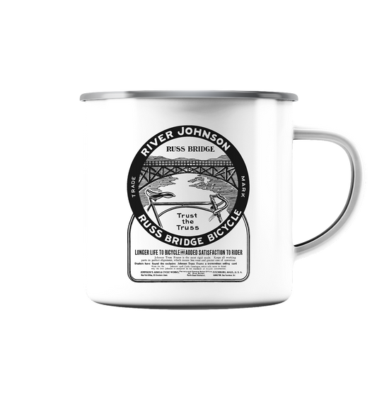 River Johnson - Emaille Tasse