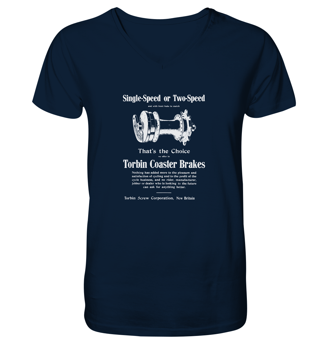 Torbin Coaster - Mens Organic V-Neck Shirt