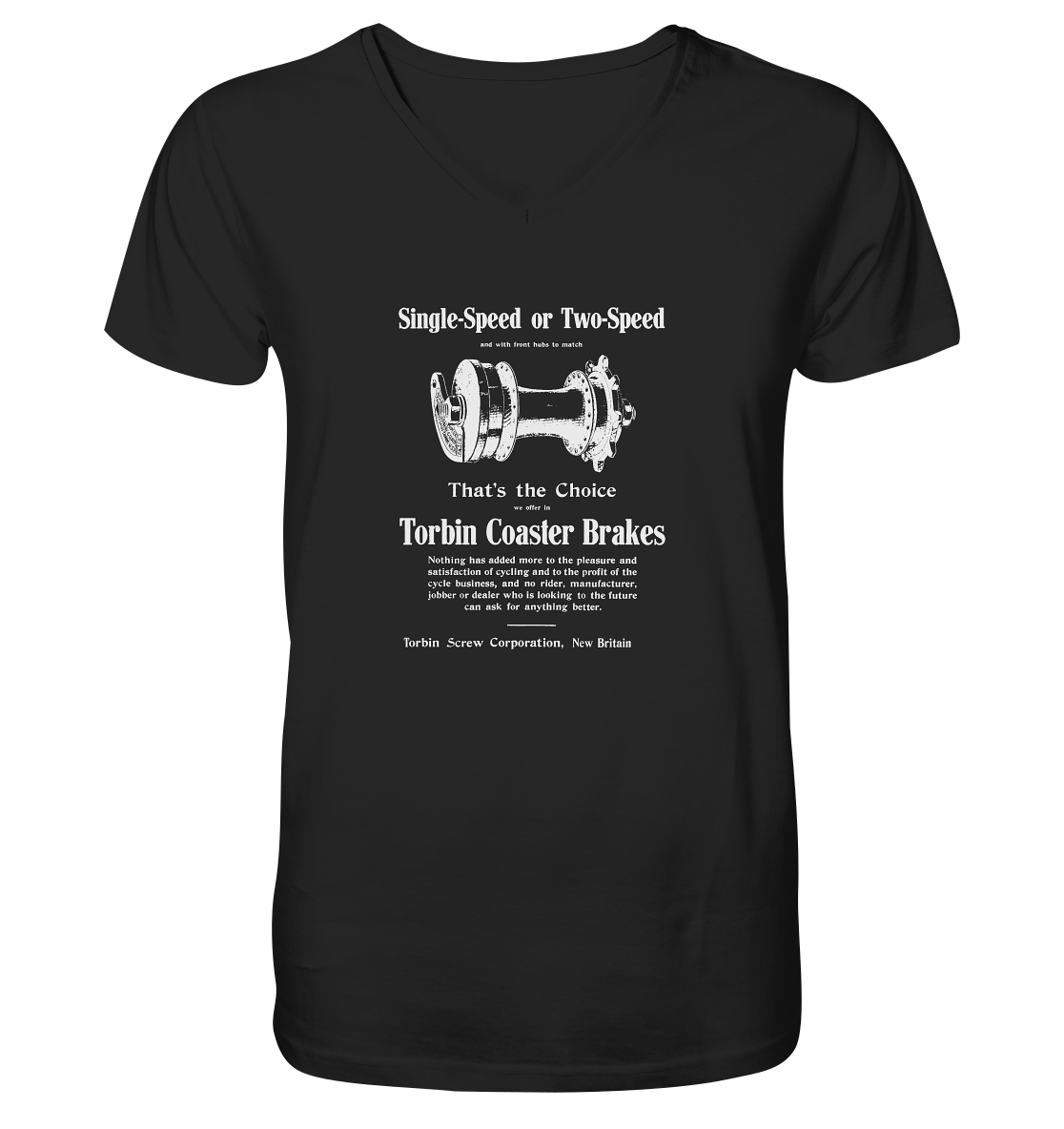Torbin Coaster - Mens Organic V-Neck Shirt