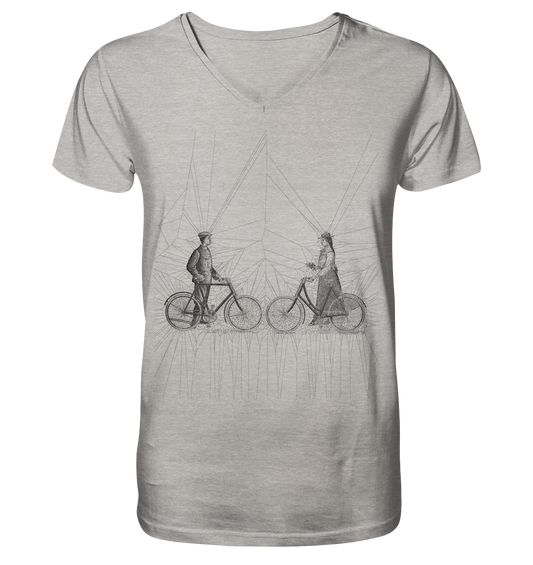 Radfahrer 1900 No.1 - Mens Organic V-Neck Shirt, uni