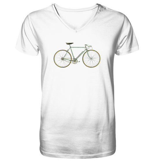 Rennrad Vintage No.1 - Mens Organic V-Neck Shirt