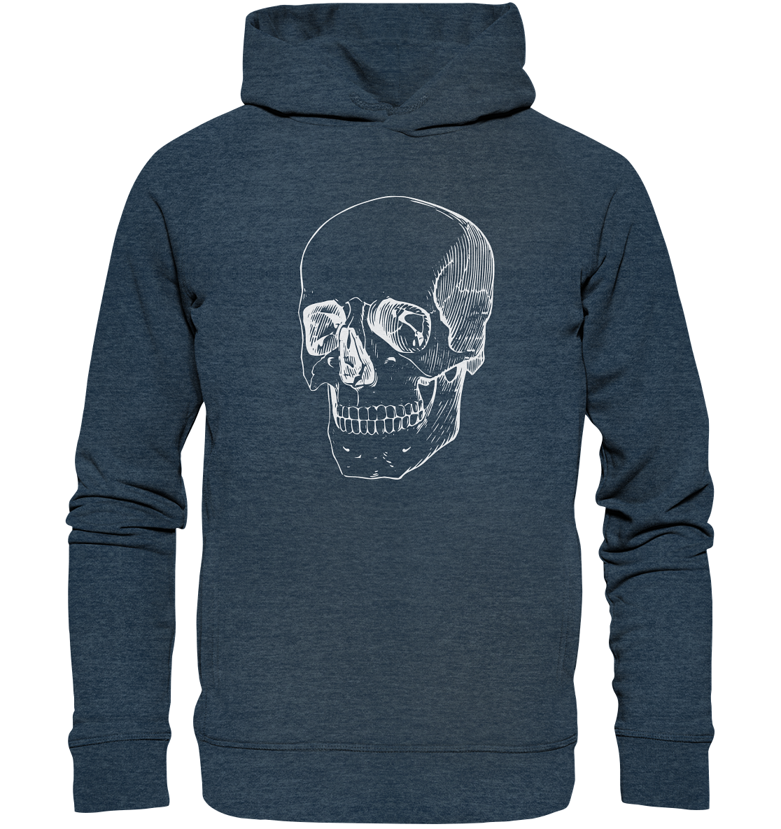 Skull No.1 - Organic Fashion Hoodie