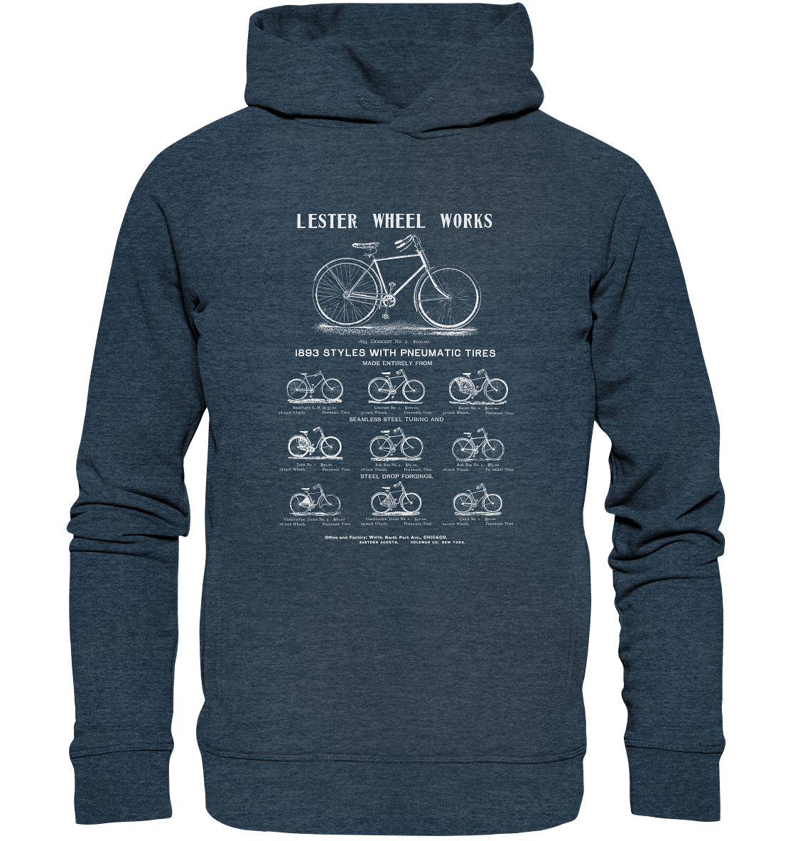 Lester Wheel Works - Organic Fashion Hoodie