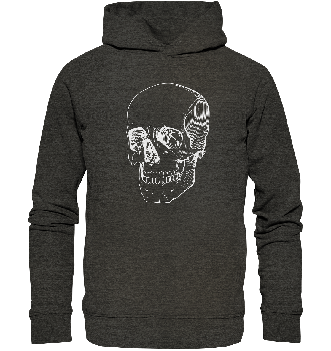 Skull No.1 - Organic Fashion Hoodie