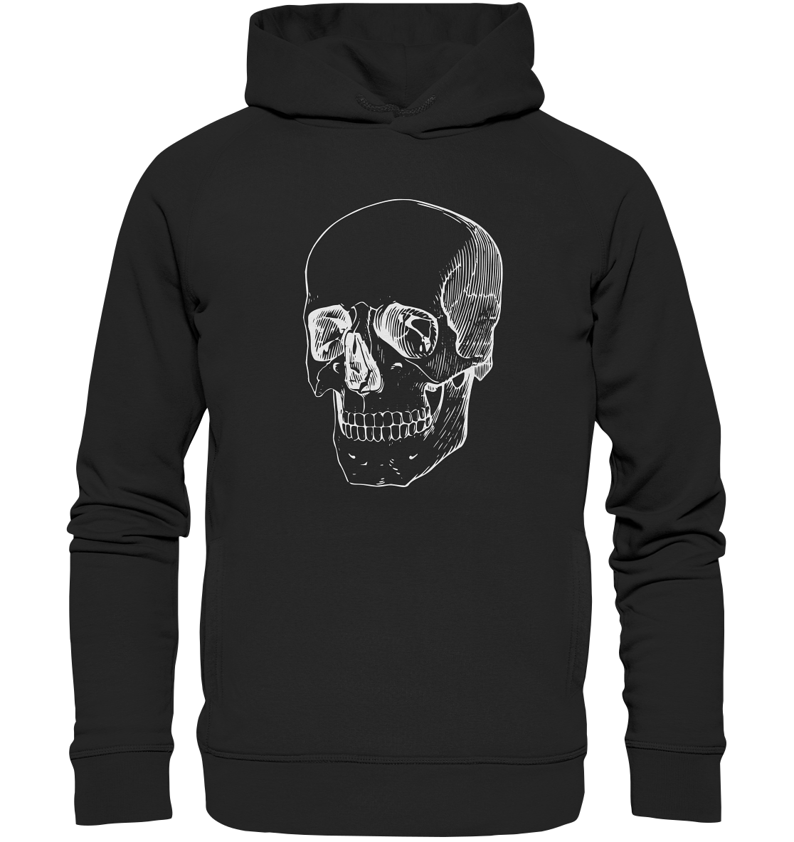 Skull No.1 - Organic Fashion Hoodie