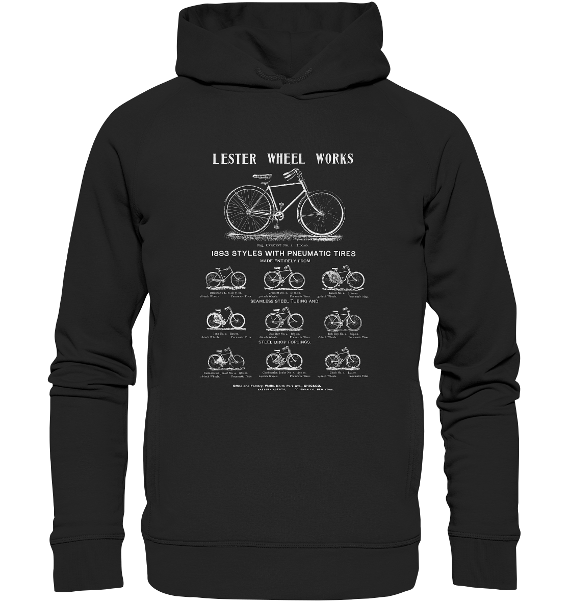 Lester Wheel Works - Organic Fashion Hoodie