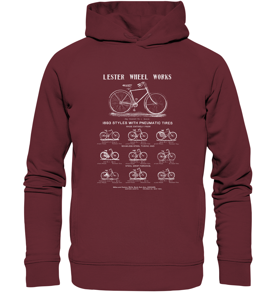 Lester Wheel Works - Organic Fashion Hoodie