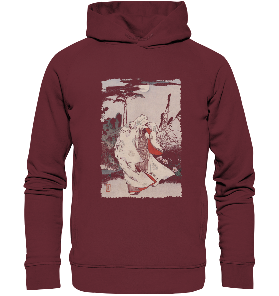 Horin Temple Moon - Organic Fashion Hoodie