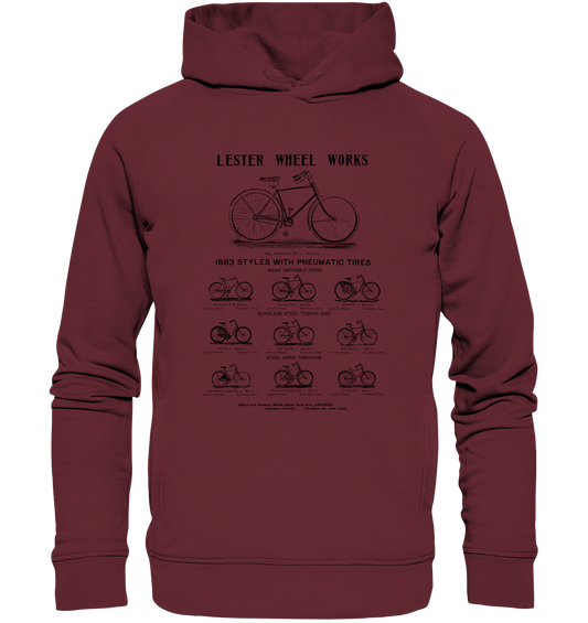 Lester Wheel Works - Organic Fashion Hoodie