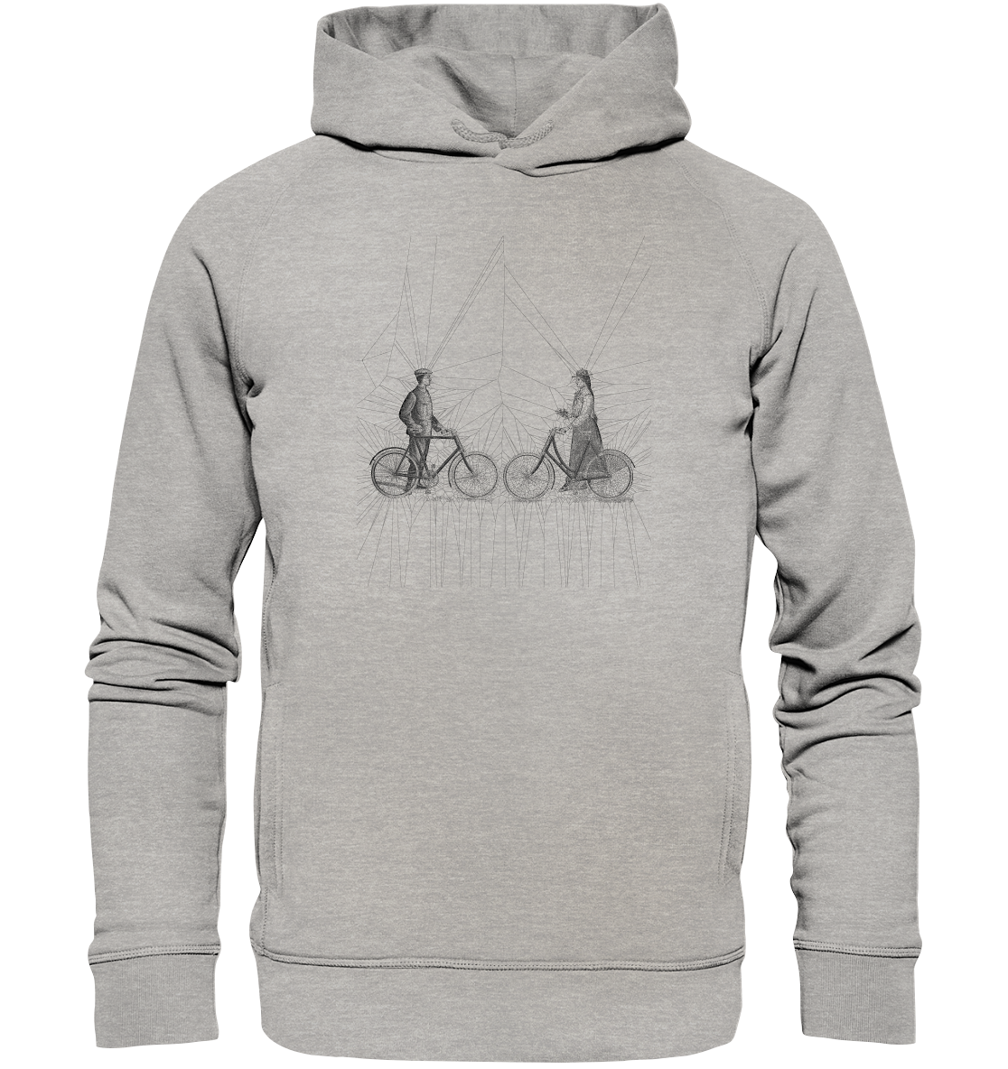 Radfahrer 1900 No.1 - Organic Fashion Hoodie, uni
