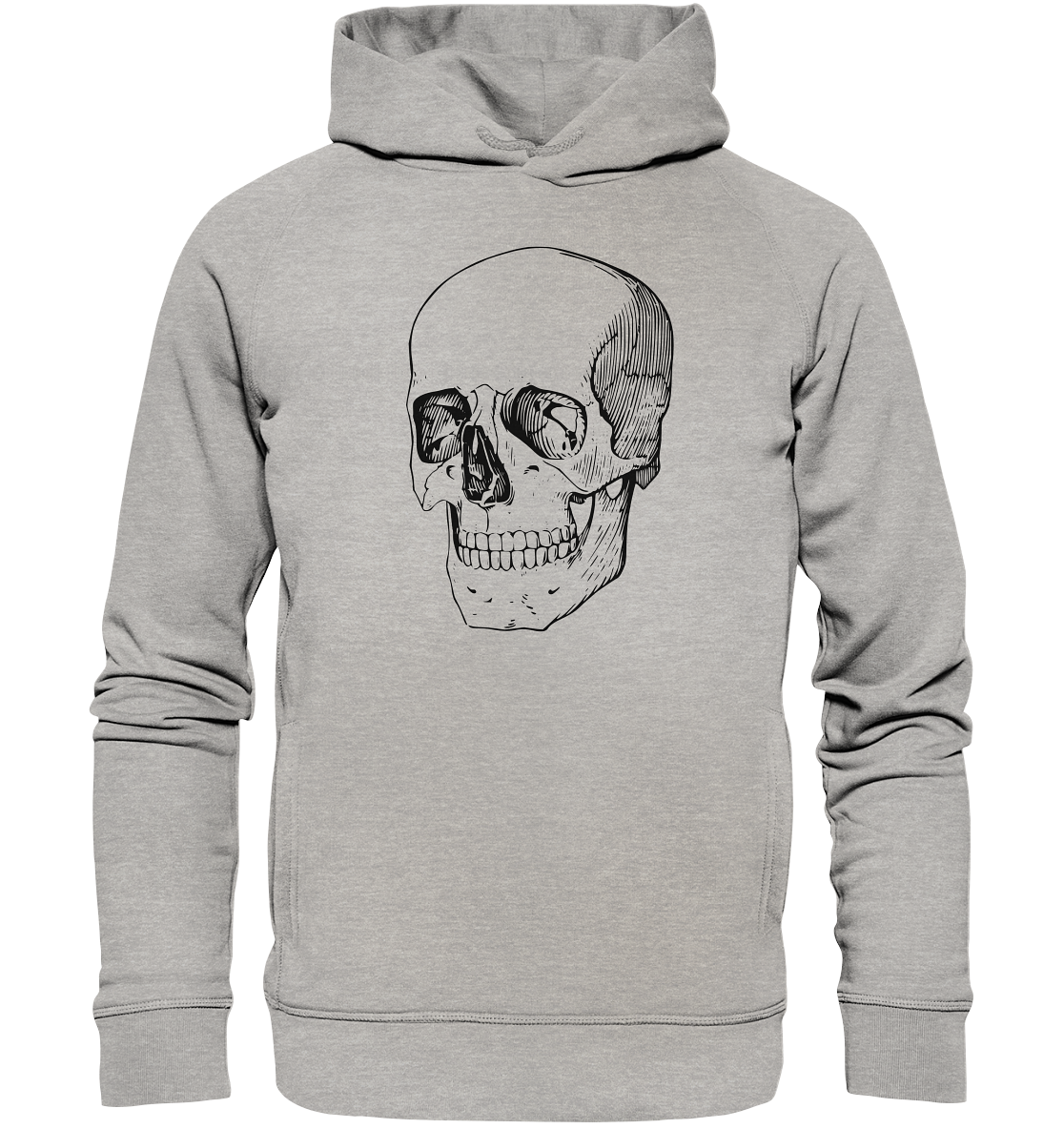 Skull No.1 - Organic Fashion Hoodie
