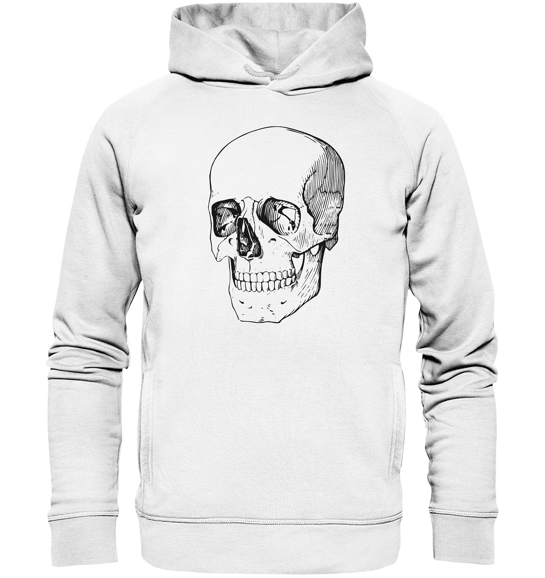 Skull No.1 - Organic Fashion Hoodie