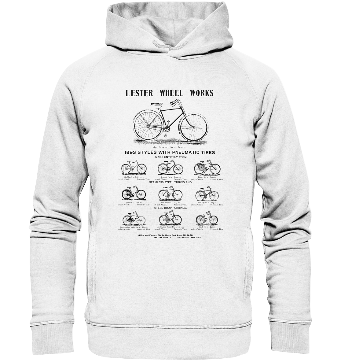 Lester Wheel Works - Organic Fashion Hoodie