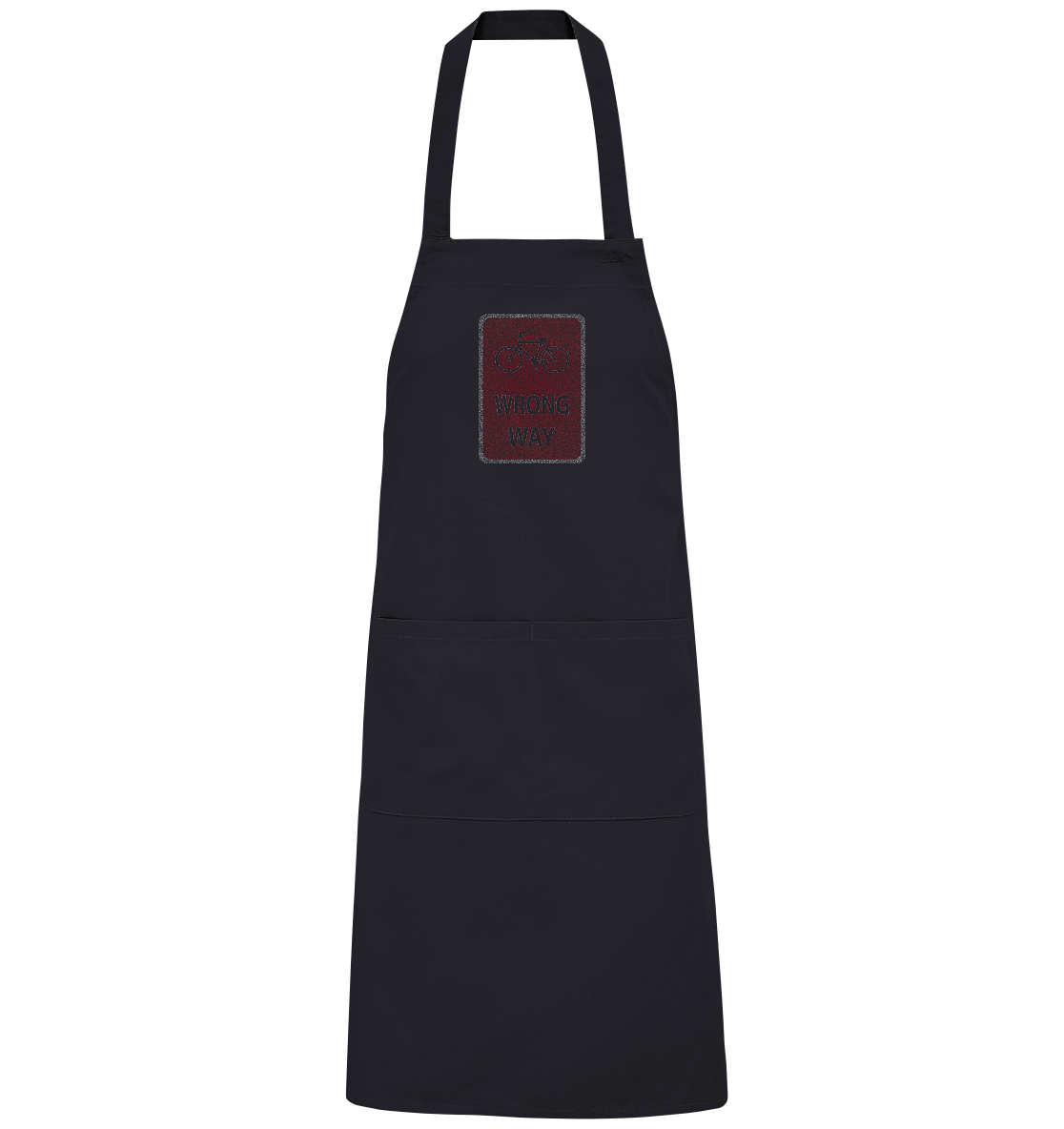 Road Sign Wrong Way - Organic Grillschürze