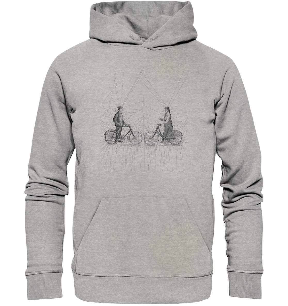 Radfahrer 1900 No.1 - Organic Hoodie, uni