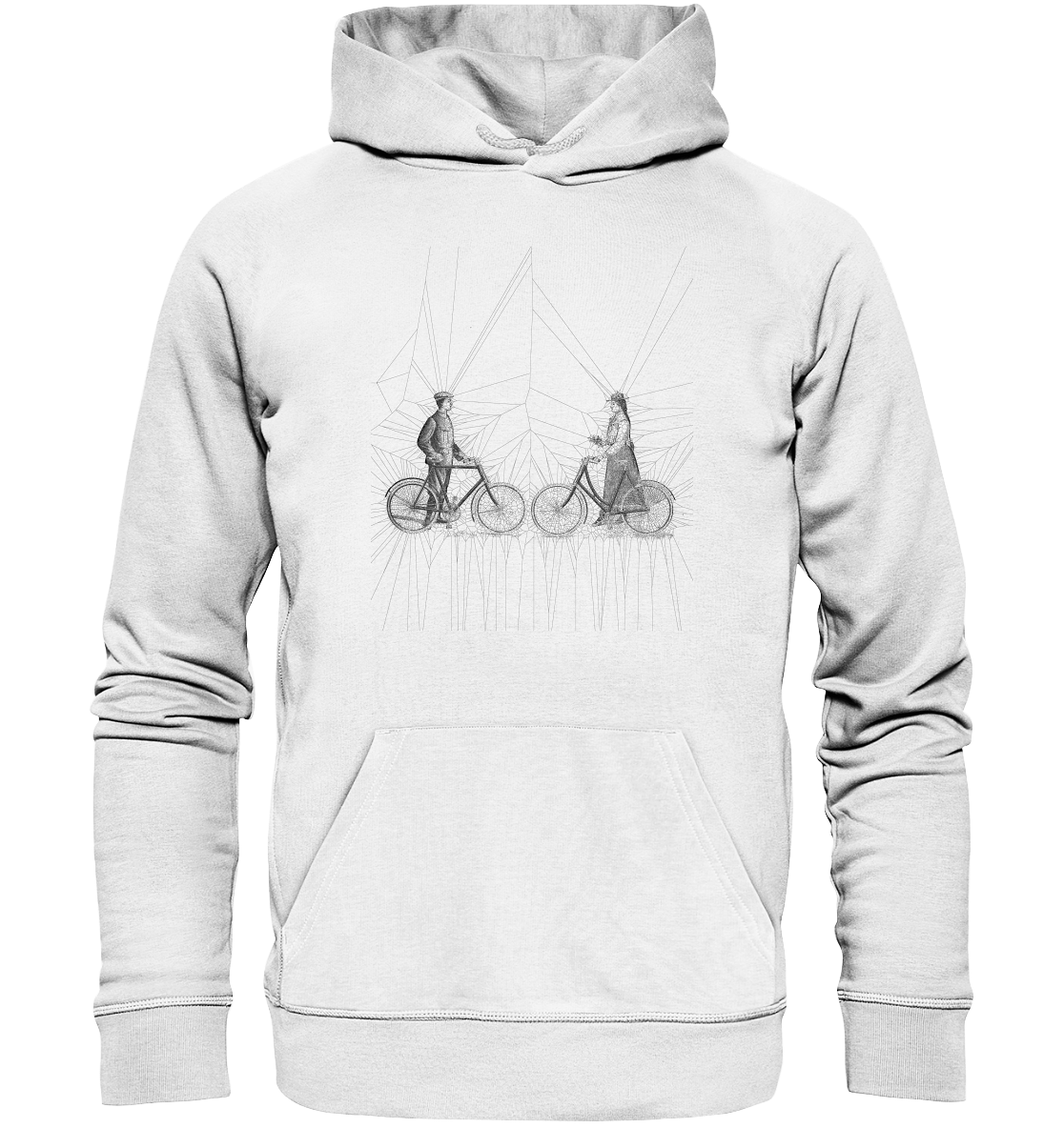 Radfahrer 1900 No.1 - Organic Hoodie, uni