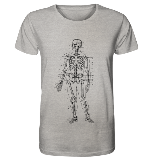 Skeleton No.1 - Organic Shirt (meliert)