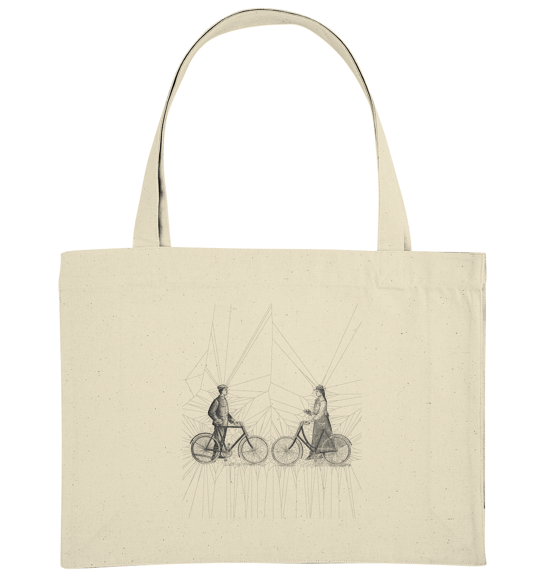 Radfahrer 1900 No.1 - Organic Shopping-Bag, uni