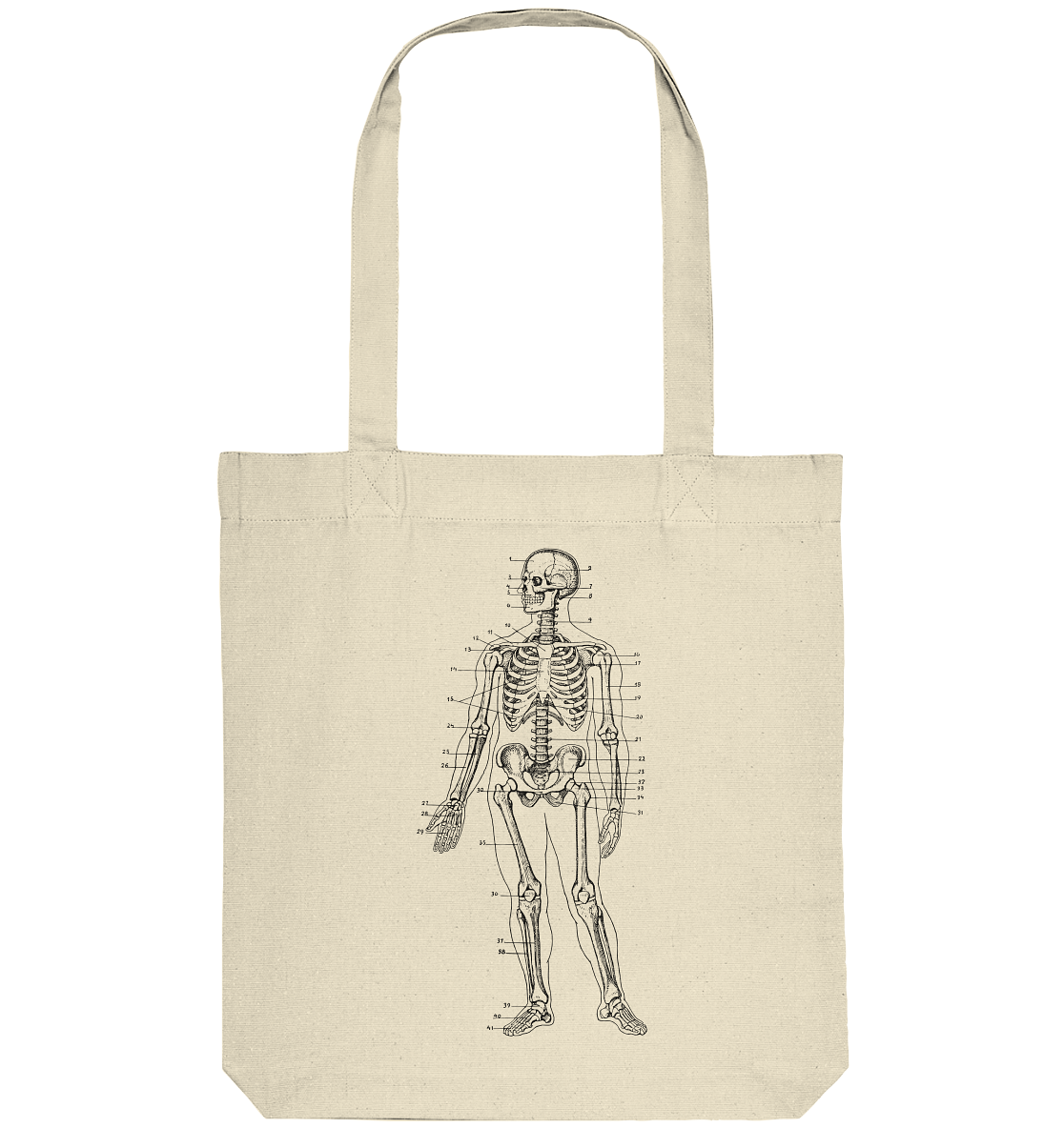 Skeleton No.1 - Organic Tote-Bag