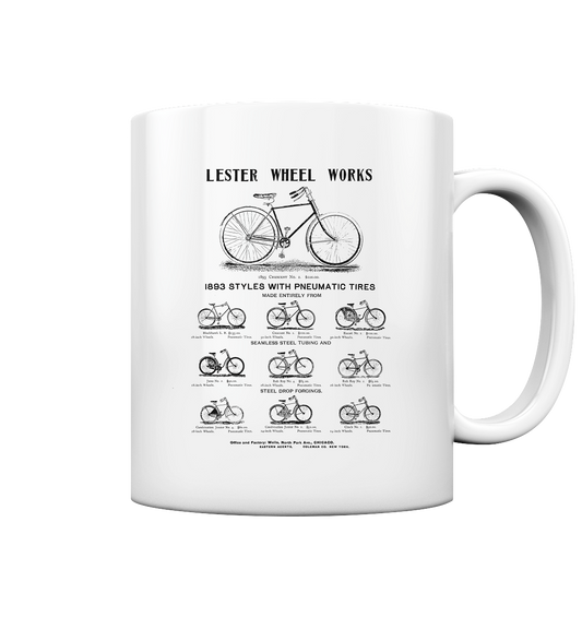 Lester Wheel Works - Tasse glossy